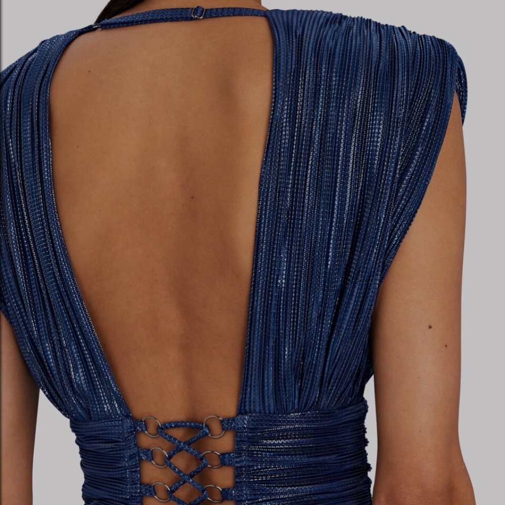 Sabina Musayev Judith Open-Back Tiered Maxi Dress - Picture 3 of 6